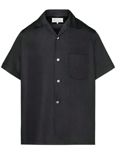 Maison Margiela C Short-sleeve Shirt In Black