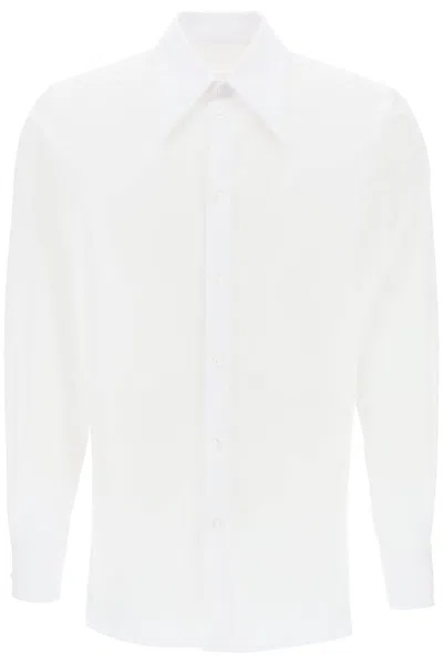 Maison Margiela Shirt With Pointed Collar In White
