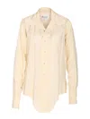 Maison Margiela Pointed Collar Long Sleeves Shirt In Neutral