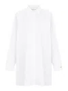 Maison Margiela Drop-shoulder Cotton Shirt In White