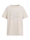 Maison Margiela Number Print Graphic Relaxed Fit T Shirt In Neutral