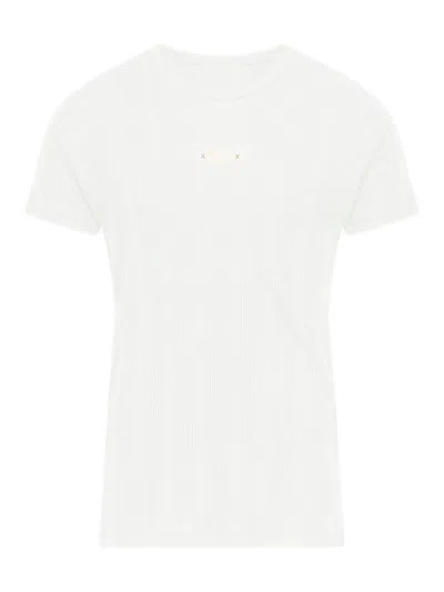 Maison Margiela T-shirt With Application In White
