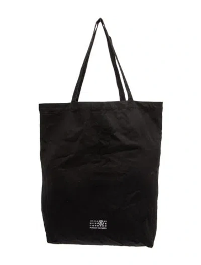 Pre-owned Maison Margiela Canvas Tote In Black