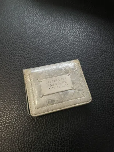 Pre-owned Maison Margiela Card Holder In Grey
