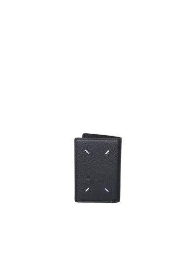 Maison Margiela Card Holder In Textured Leather In T8013