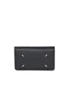 Maison Margiela Card Holder Slim 2 In Black