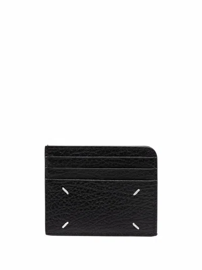 Maison Margiela Card Holder Slim Gap In Black