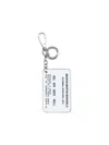 Maison Margiela Card Holder With Keychain In White