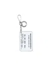 Maison Margiela Card Holder With Keychain In White
