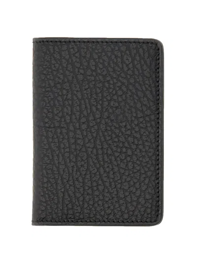 Maison Margiela Card Holder With Logo In Black