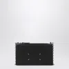 Maison Margiela Grained Leather Wallet On A Chain In Black