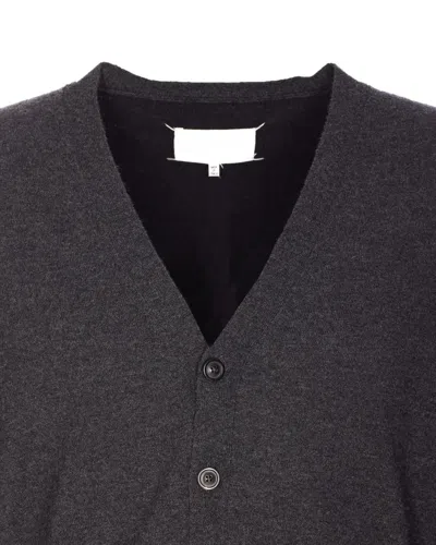 Maison Margiela Cardigan In Gray