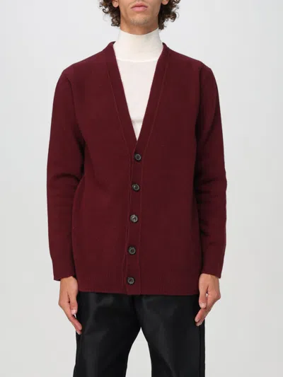 MAISON MARGIELA CARDIGAN MAISON MARGIELA MEN COLOR BURGUNDY,F79528050