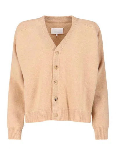 Maison Margiela Cardigan In Neutral