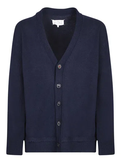 Maison Margiela Cardigans In Blue
