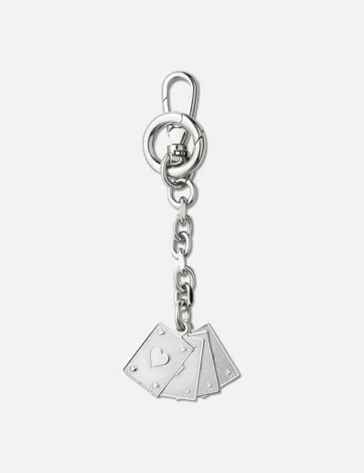 Maison Margiela Cards Keyring In Black/黑色/블랙/ブラック