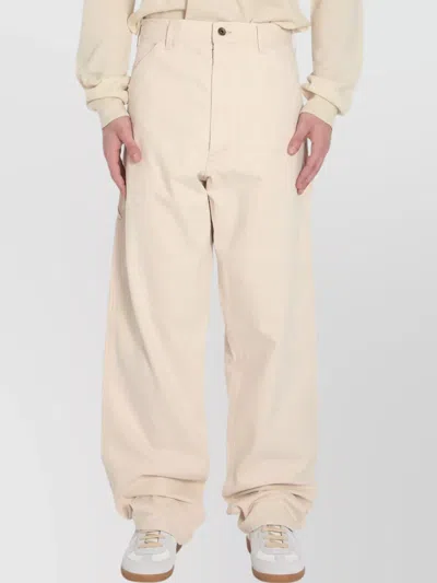 Maison Margiela Cargo Jeans In Beige