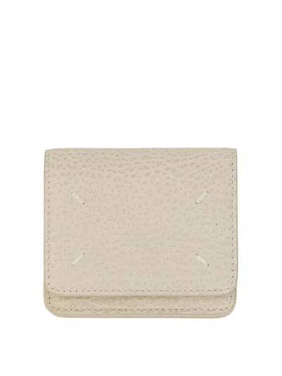 Maison Margiela Wallet With Logo In Grey