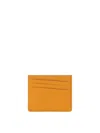 Maison Margiela Leather Card Holder In Neutral
