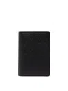 Maison Margiela Logo-print Leather Wallet In Black