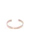 Maison Margiela Carved Bracelet In Yellow