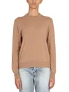 Maison Margiela Woman Sweater Camel Size M Cashmere In Beige