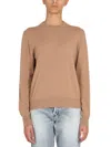Maison Margiela Woman Sweater Camel Size M Cashmere In Beige