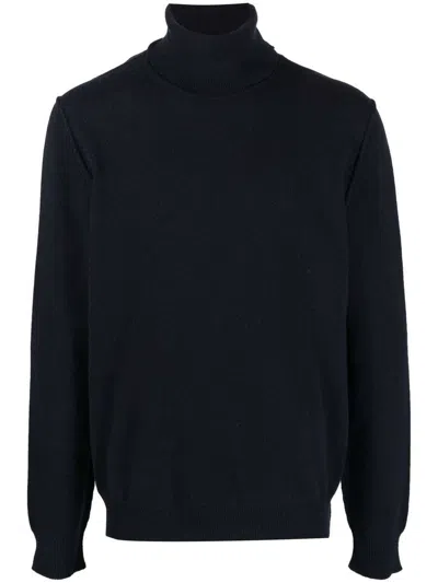 Maison Margiela Cashmere Turtleneck Sweater In Black