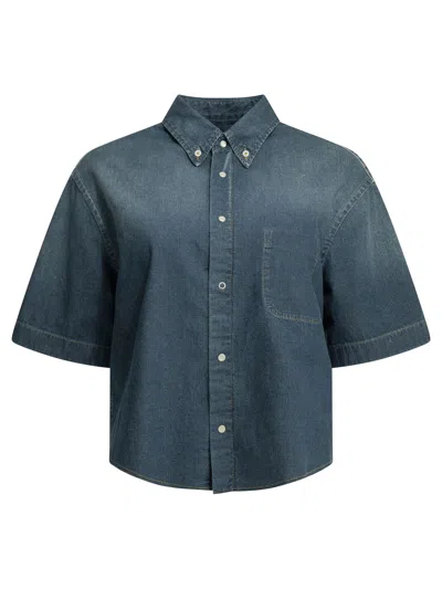 Maison Margiela Casual Denim Shirt Shirts Blue