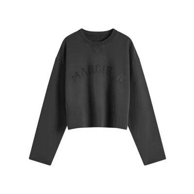 Maison Margiela Casual Pullover Sweatshirt In Gray