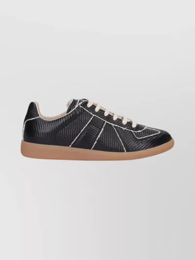 MAISON MARGIELA CASUAL ROUND TOE SNEAKERS WITH RUBBER SOLE