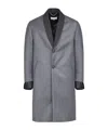 Maison Margiela Cavalry Layered Twill Coat In Gray