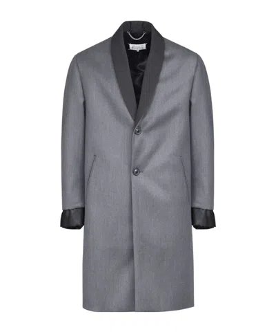 MAISON MARGIELA CAVALRY LAYERED TWILL COAT