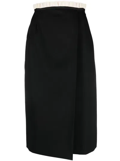 MAISON MARGIELA CAVALRY MIDI SKIRT