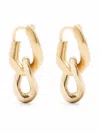 Maison Margiela Maison Martin Margiela Women Chain-link Earrings In Gold