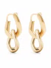 Maison Margiela Maison Martin Margiela Women Chain-link Earrings In Grey