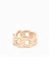 Maison Margiela Chain Ring Unisex Yellow Gold Burattato
