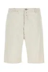 Maison Margiela Cotton Denim Shorts In White