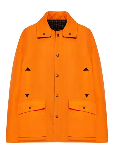 Maison Margiela Reversible Sports Jacket In Orange