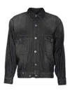 Maison Margiela Denim Jacket In Black