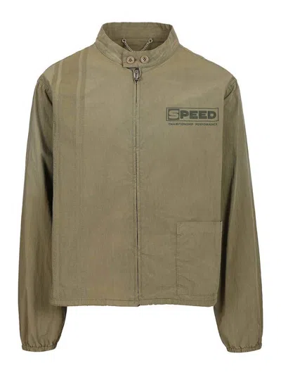 Maison Margiela Sports Jacket In Green