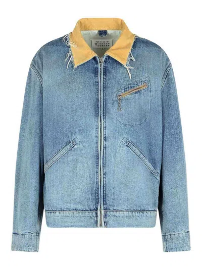 MAISON MARGIELA CHAQUETA VAQUERA - AZUL CLARO