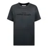 Maison Margiela Charcoal Cotton T-shirt In Multi