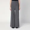 Maison Margiela Charcoal Grey Pleated Trousers In Grey