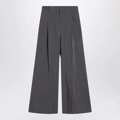 MAISON MARGIELA MAISON MARGIELA  CHARCOAL GREY PLEATED TROUSERS