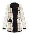Maison Margiela Check-pattern Inside-out Jacket In Black