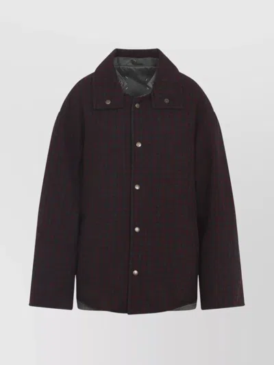 MAISON MARGIELA CHECKERED PATTERN LONG SLEEVE JACKET