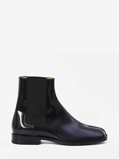 Maison Margiela Chelsea Tabi Ankle Boots In Black