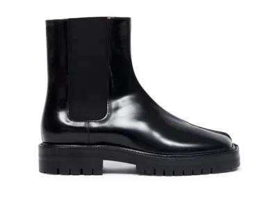Pre-owned Maison Margiela Chelsea Tabi Boot (women's) Sneakers In Black