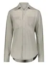 Maison Margiela Chest-pocket Shirt In Gray